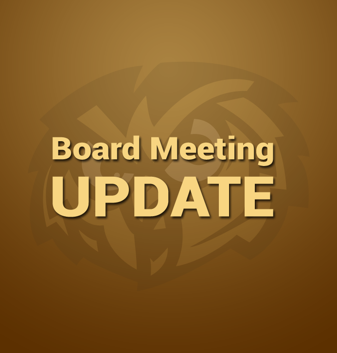 Board Meeting Update